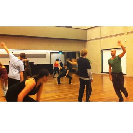 video still of people dancing