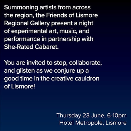 invite poster for LRG NIghts