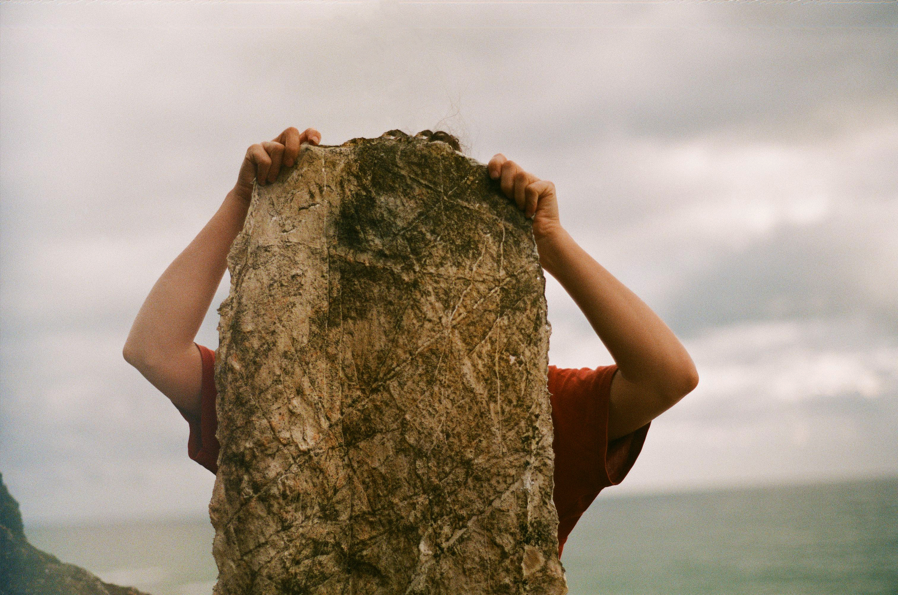 Merinda Davies, 'Stone Skins', process photograph