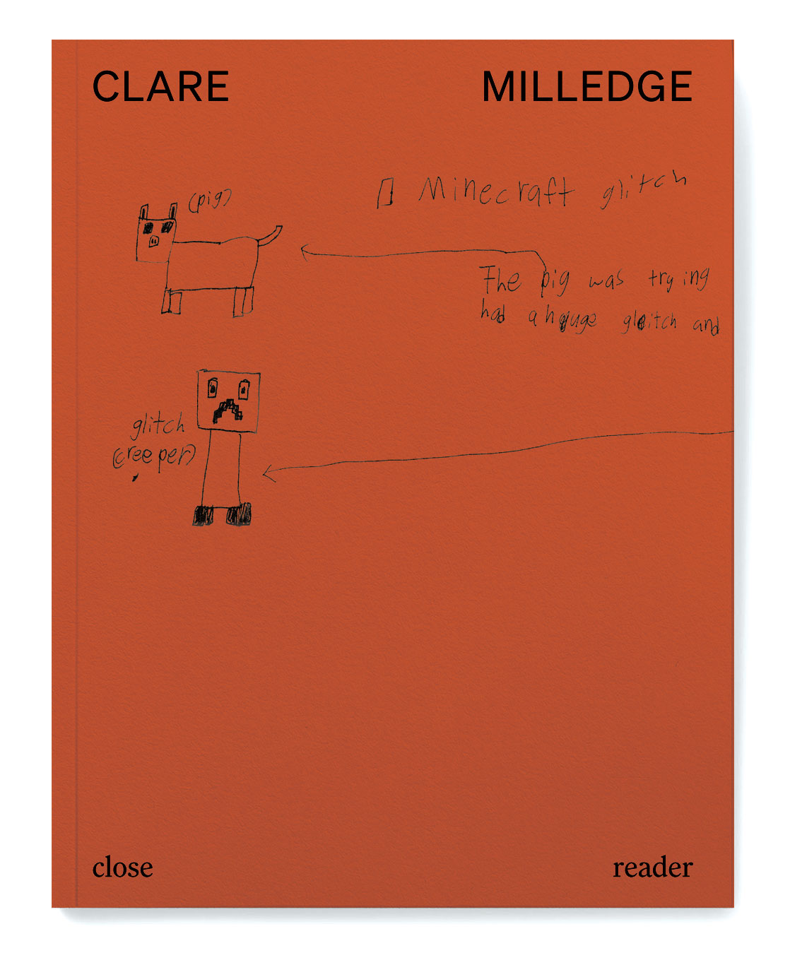 A book cover - orange in colour with black text and darwings