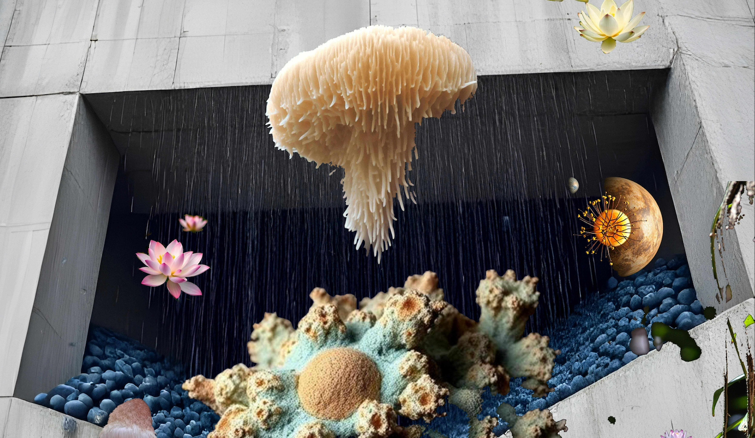 Marian Tubbs 'lotus eaters (wellness)' (detail) 2025, lenticular photograph. Courtesy the artist and STATION.