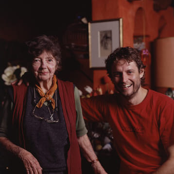 photo of Margaret Olley and Ben Quilty
