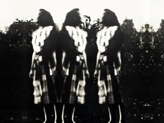 A black and white photo by Clare Conroy