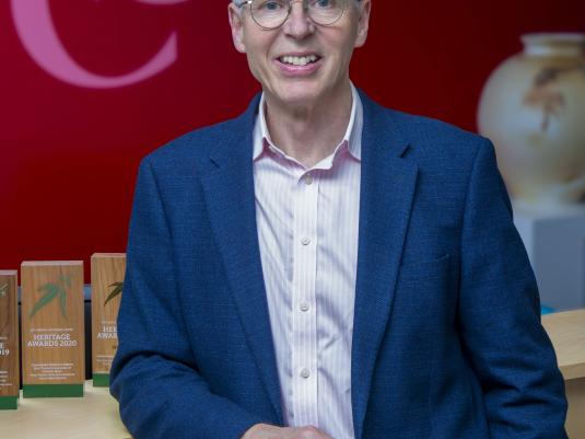 A portrait of Julian Bickersteth